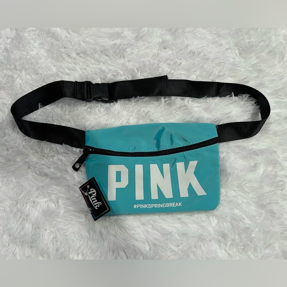 PINK retro tourquoise fanny pack - NWT